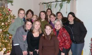 Girls' night with some of our friends! We went on a tacky light tour!